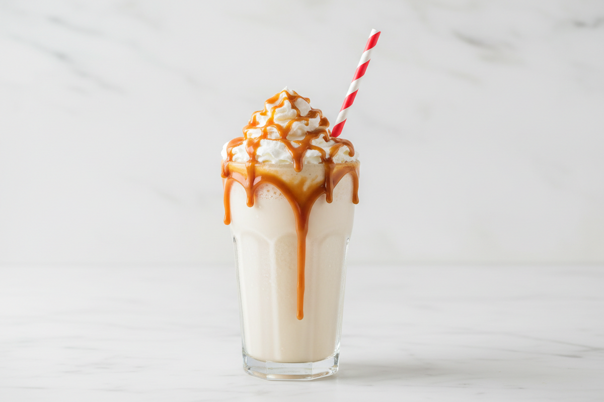 Milkshake de baunilha com Doce de Leite Original