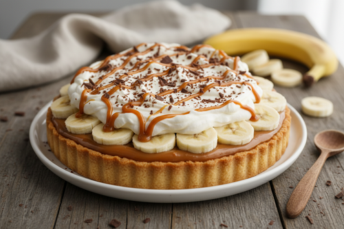 Tarte Banoffee com Doce de Leite Original: receita fácil e cremosa